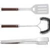 BergHOFF Essentials BBQ Set With Wood Handles Tongs, Spatula And Brush (3-Pieces) -BergHOFF Shop 1103000 1