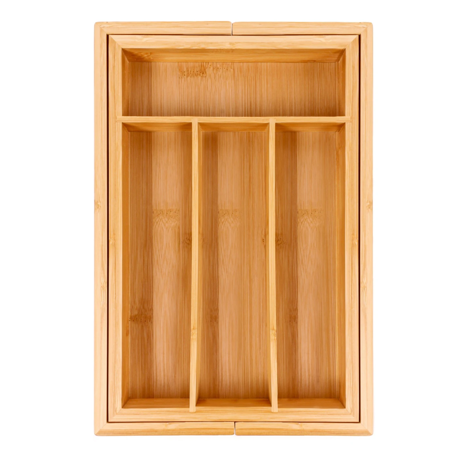 BergHOFF CooknCo Bamboo 6-Slot Expanding Flatware Organizer 4 BergHOFF CooknCo Bamboo 6-Slot Expanding Flatware Organizer - Image 2