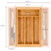 BergHOFF CooknCo Bamboo 6-Slot Expanding Flatware Organizer -BergHOFF Shop 2211433 04