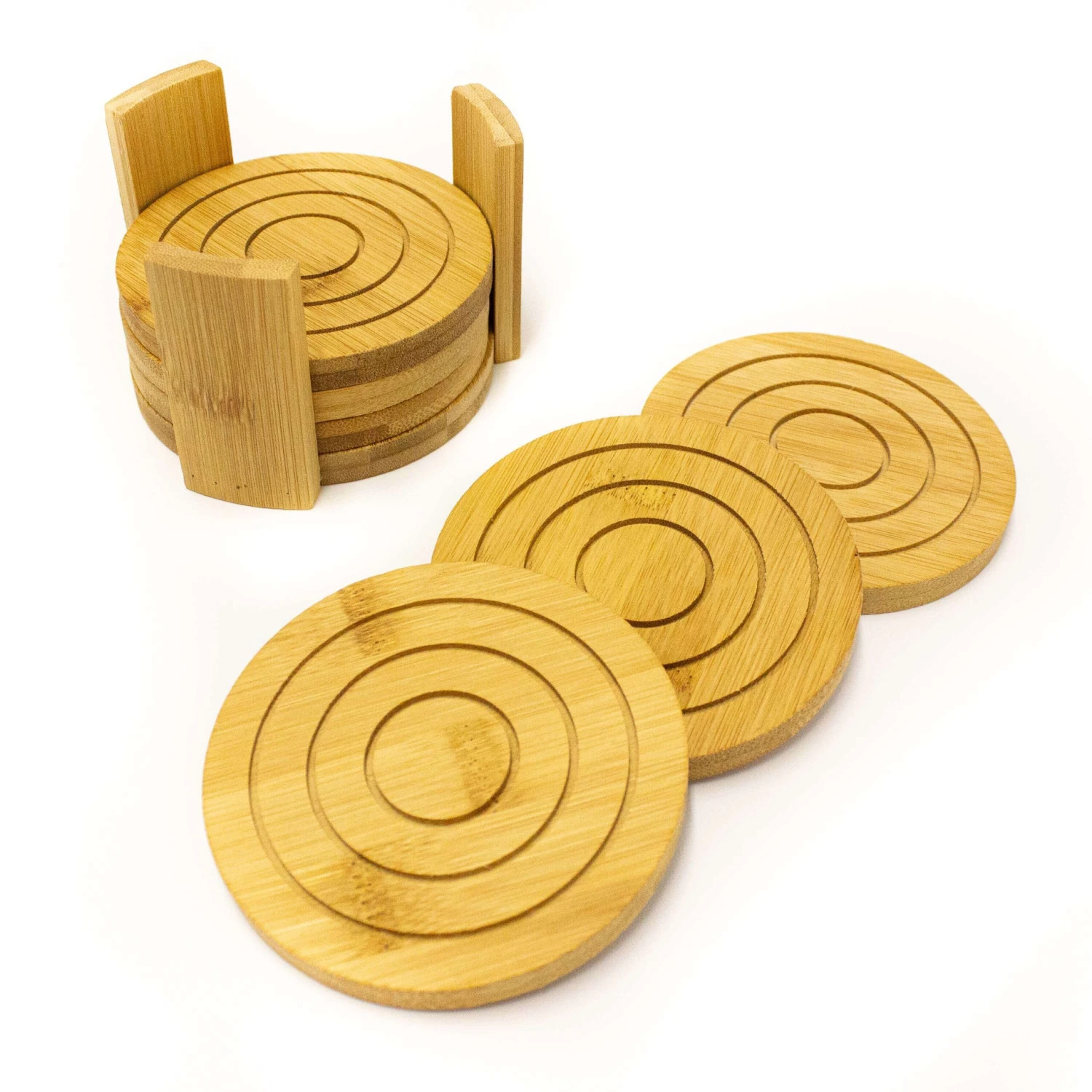 BergHOFF Bamboo 14 Pieces Coaster Set 6 BergHOFF Bamboo 14 Pieces Coaster Set - Image 4