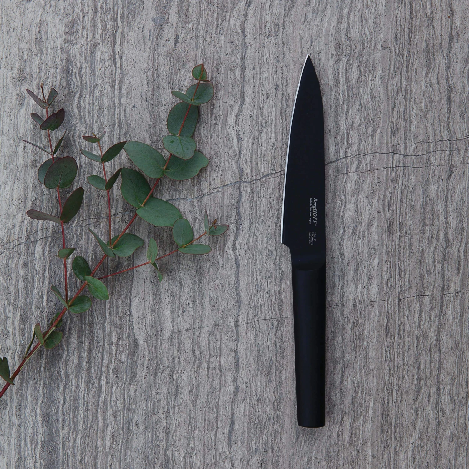 BergHOFF RON 2Pc Bread & Utility Knife Set, Black 5 BergHOFF RON 2Pc Bread & Utility Knife Set, Black - Image 3