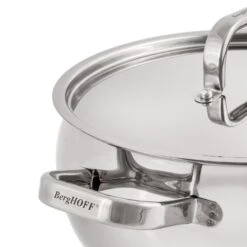 BergHOFF Essentials Belly Shape 18/10 Stainless Steel 9.5" Stockpot With Stainless Steel Lid 5.5Qt. 11 BergHOFF Essentials Belly Shape 18/10 Stainless Steel 9.5" Stockpot With Stainless Steel Lid 5.5Qt. -BergHOFF Shop 2219118 03