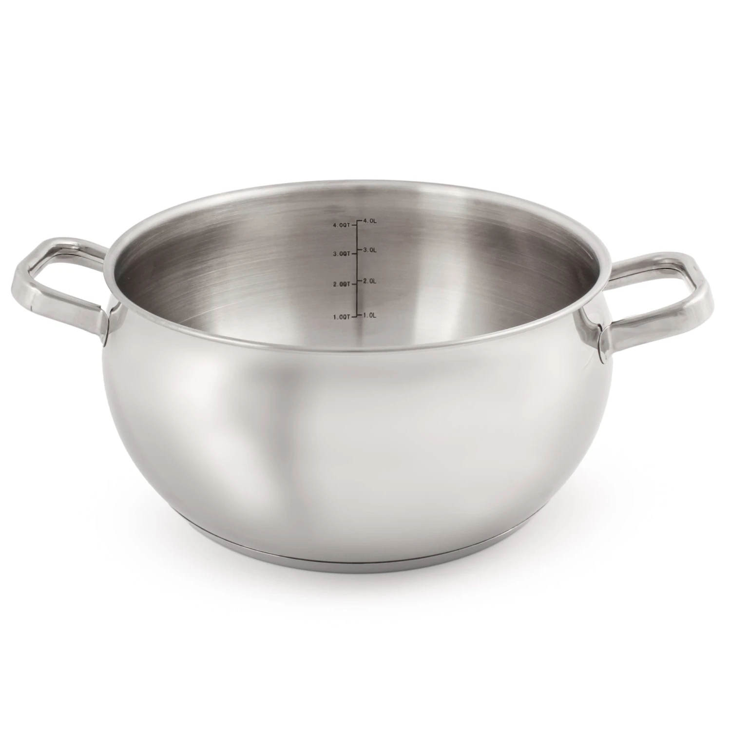 BergHOFF Essentials Belly Shape 18/10 Stainless Steel 9.5" Stockpot With Stainless Steel Lid 5.5Qt. 7 BergHOFF Essentials Belly Shape 18/10 Stainless Steel 9.5" Stockpot With Stainless Steel Lid 5.5Qt. - Image 5