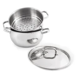 BergHOFF Essentials Belly Shape 18/10 Stainless Steel 9.5" Stockpot With Stainless Steel Lid 5.5Qt. 15 BergHOFF Essentials Belly Shape 18/10 Stainless Steel 9.5" Stockpot With Stainless Steel Lid 5.5Qt. -BergHOFF Shop 2219118 07