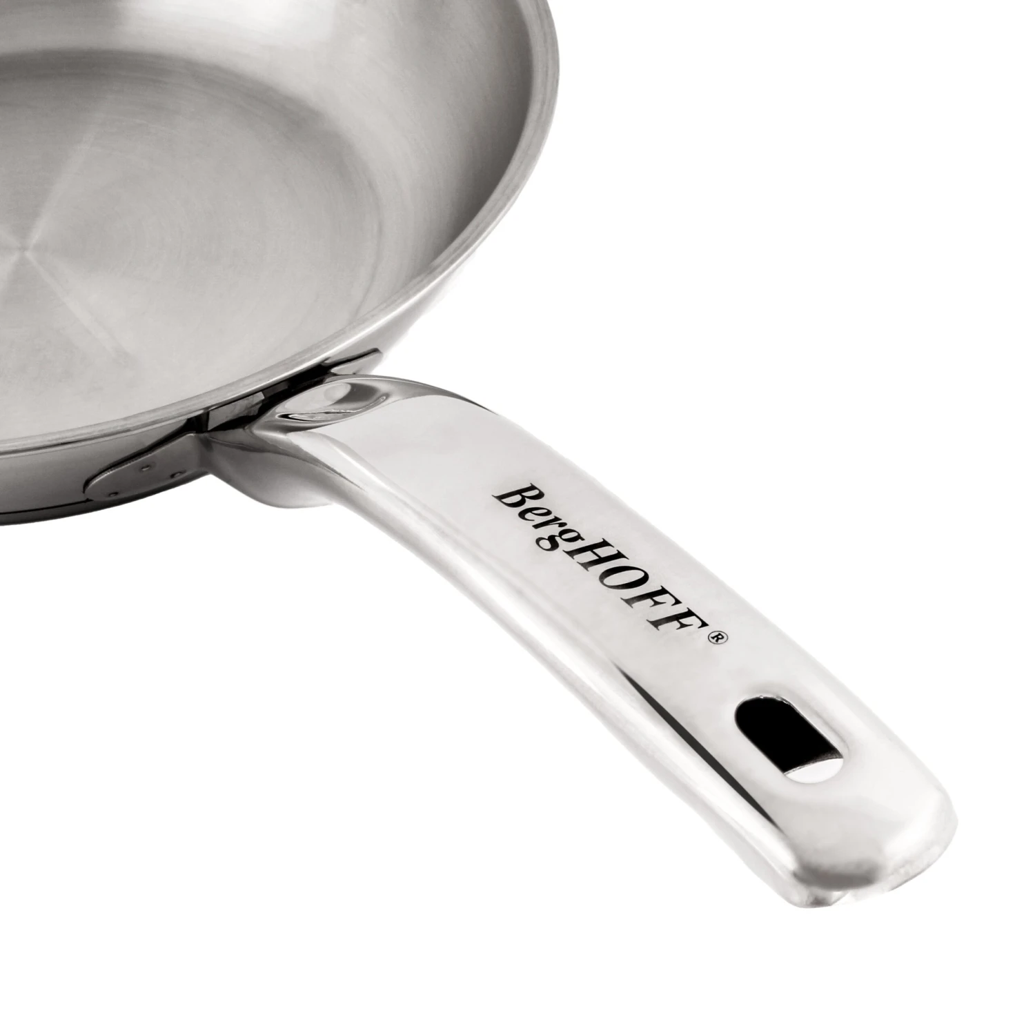 BergHOFF Essentials Belly Shape 18/10 Stainless Steel 8" Frying Pan 4 BergHOFF Essentials Belly Shape 18/10 Stainless Steel 8" Frying Pan - Image 2