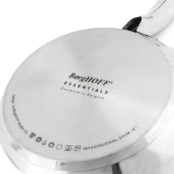 BergHOFF Essentials Belly Shape 18/10 Stainless Steel 8" Frying Pan 8 BergHOFF Essentials Belly Shape 18/10 Stainless Steel 8" Frying Pan -BergHOFF Shop 2219120 03