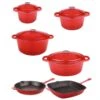 BergHOFF Neo 10Pc Cast Iron Cookware Set, Red -BergHOFF Shop 2220017 1 c75f02f0 a114 4737 9bb6 9664093a6365