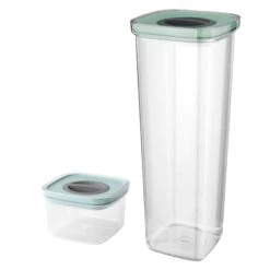 BergHOFF Leo 2pc Smart Seal Food Container Set, 2.2 Qt And 0.42 Qt, Green