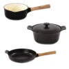 BergHOFF Ron 4pc Cast Iron Cookware Set, Black 1 BergHOFF Ron 4pc Cast Iron Cookware Set, Black -BergHOFF Shop 2220198 1