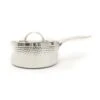 BergHOFF Vintage Tri-Ply 18/10 Stainless Steel 7" Covered Saucepan, Hammered, 2 Qt -BergHOFF Shop 2220257 1