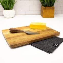 BergHOFF Bamboo 3Pc Striped Cutting Board And Aaron Probyn Cheese Knives Set -BergHOFF Shop 2220269 10