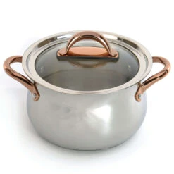 BergHOFF Ouro Gold 18/10 SS 10" Dutch Oven With Glass Lid