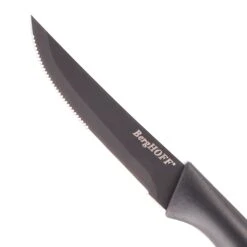 BergHOFF 8Pc Nonstick Serrated Steak Knife Set 8.5", Dark Grey 7 BergHOFF 8Pc Nonstick Serrated Steak Knife Set 8.5", Dark Grey -BergHOFF Shop 2220297 2