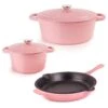 BergHOFF Neo 5Pc Cast Iron Cookware Set, Pink 2 BergHOFF Neo 5Pc Cast Iron Cookware Set, Pink -BergHOFF Shop 2224291 01