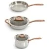 BergHOFF Ouro Gold 4pc Starter Cookware Set With Glass Lids -BergHOFF Shop 2224295 1 560590a6 41b5 4009 b5eb b823e887341d