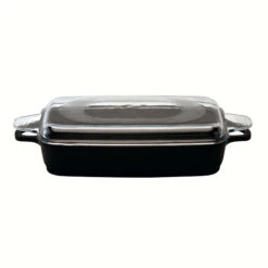 BergHOFF Scala Non Stick Cast Aluminum Roasting Pan With Glass Cover, 4 Qt.