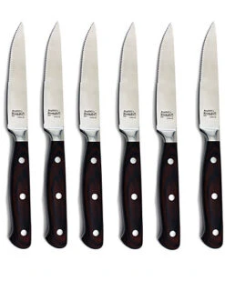 BergHOFF Pakka Set Of 6 6In Steak Knives Home