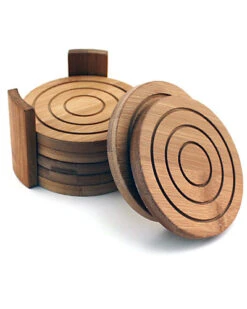 BergHOFF Bamboo 7pc Coaster Set Home -BergHOFF Shop 3010881016 RLLD 3