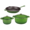 BergHOFF Neo Cast Iron 5pc Set - 3 Qt Dutch Oven & 5 Qt Stkpt &10in F/P Home -BergHOFF Shop 3050018703 RLLD 1