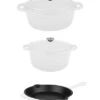 BergHOFF Neo 5Pc White Cast Iron Set Home -BergHOFF Shop 3050126464 RLLD 1