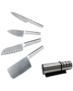 BergHOFF Straight 5Pc Santoku Knife Set/Sharpener Home