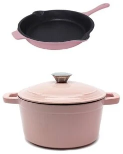 BergHOFF Neo Cast Iron 3pc Set Home Cream -BergHOFF Shop 3050134502 RLLD pink 1
