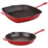 BergHOFF Neo 2pc Red Grilling Cast Iron Set Home 1 BergHOFF Neo 2pc Red Grilling Cast Iron Set Home -BergHOFF Shop 3050156415 RLLD 1
