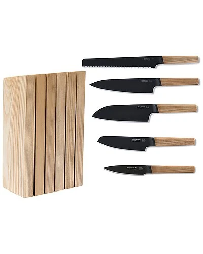 BergHOFF Ron 6pc Natural Knife Block Set Home 3 BergHOFF Ron 6pc Natural Knife Block Set Home