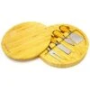 BergHOFF Bamboo 6Pc Round Cheese Board Set With Tools Home -BergHOFF Shop 3050214754 RLLD 1