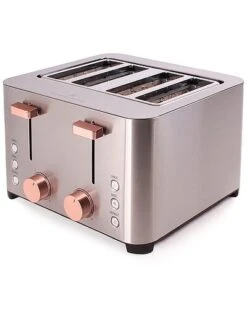 BergHOFF 1500W Ouro Gold 4 Slice Stainless Steel Toaster 1500W Home