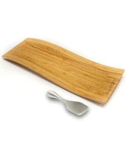 BergHOFF Bamboo 2Pc Wavy Board Set/Aaron Probyn Cheese Knife Home