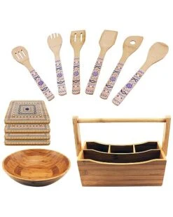 BergHOFF 12pc Bamboo Entertaining Set Home