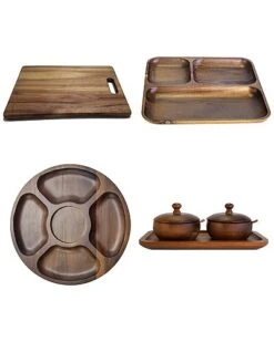 BergHOFF Acacia Wood 6pc Serving Set Home