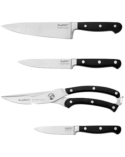 BergHOFF Essentials 4pc Triple Riveted Cutlery Set Home 3 BergHOFF Essentials 4pc Triple Riveted Cutlery Set Home