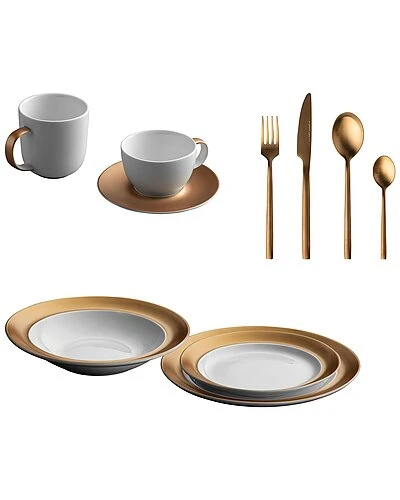 BergHOFF Gem 40pc Dinnerware And Flatware Set Home 3 BergHOFF Gem 40pc Dinnerware And Flatware Set Home