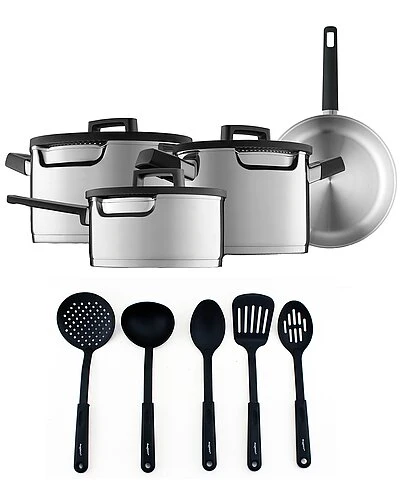 BergHOFF Gem Downdraft 12pc Stainless Steel Cookware Set Home 3 BergHOFF Gem Downdraft 12pc Stainless Steel Cookware Set Home