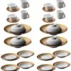 BergHOFF Gem White/Gold 32pc Dinnerware Set Home 2 BergHOFF Gem White/Gold 32pc Dinnerware Set Home -BergHOFF Shop 3050422394 RLLD 1