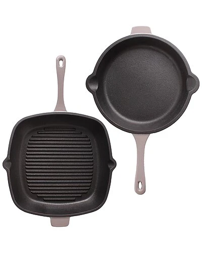 BergHOFF Neo 2pc Oyster Cast Iron Set Home 3 BergHOFF Neo 2pc Oyster Cast Iron Set Home