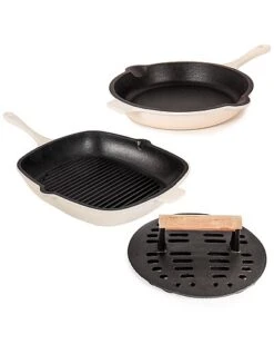 BergHOFF Neo 3pc Meringue Cast Iron Set Home
