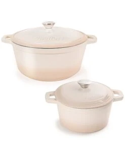 BergHOFF Neo 4pc Meringue Cast Iron Set Home