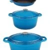 BergHOFF Neo 5pc Cast Iron Blue Dutch Oven And Frying Pan Set Home -BergHOFF Shop 3050422447 RLLD 1