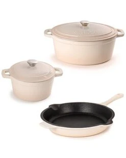 BergHOFF Neo 5pc Meringue Cast Iron Set Home