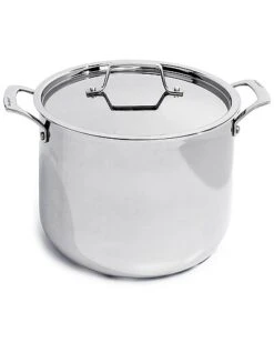 BergHOFF Professional Stainless Steel Tri-Ply 8qt Stock Pot With Lid Home