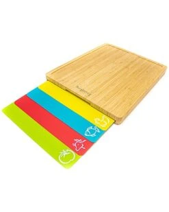 BergHOFF Bamboo 4Pc Cutting Board Set 4 Multi-Colored Insert Home -BergHOFF Shop 3050449398 RLLD 3