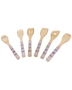 BergHOFF Patterned Bamboo 6pc Utensil Set Home