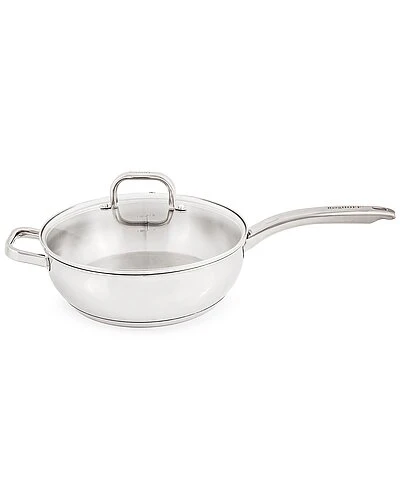 BergHOFF Belly Shape Stainless Steel Deep Skillet With Lid Home 3 BergHOFF Belly Shape Stainless Steel Deep Skillet With Lid Home