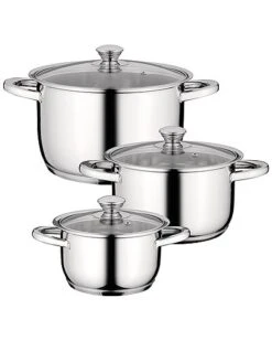 BergHOFF Essentials 6pc Stainless Steel Cookware Set Home