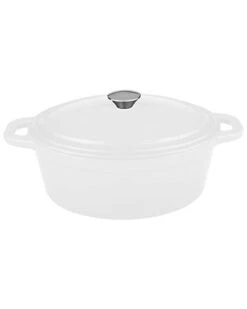 BergHOFF Neo 8qt Cast Iron Oval Cov Dutch Oven White Home