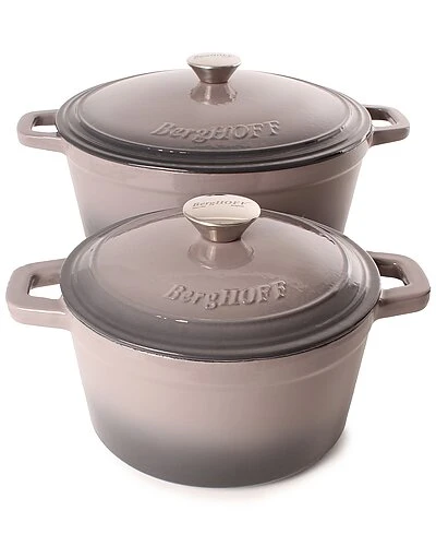 BergHOFF Neo 4pc Oyster Cast Iron Set Home 3 BergHOFF Neo 4pc Oyster Cast Iron Set Home