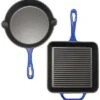 BergHOFF 2pc Enamel Cast Iron Set Home Blue -BergHOFF Shop 3050863990 RLLD blue 1